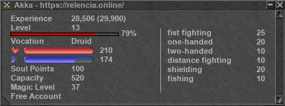 Signature for player Akka