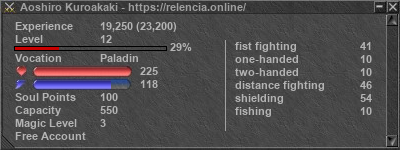 Signature for player Aoshiro Kuroakaki