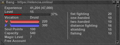 Signature for player Bang