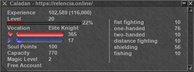 Signature for player Caladan