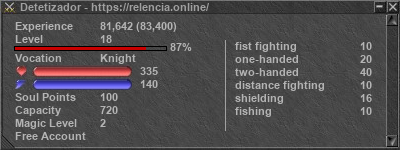 Signature for player Detetizador