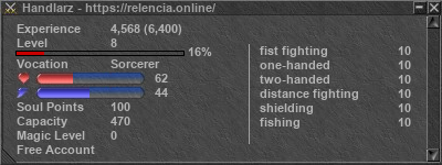 Signature for player Handlarz