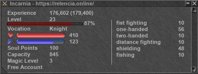 Signature for player Incarnia