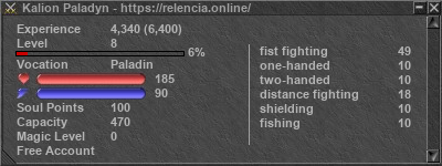 Signature for player Kalion Paladyn