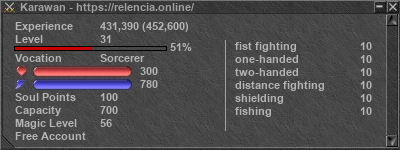 Signature for player Karawan