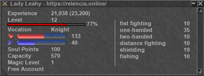 Signature for player Lady Leahy