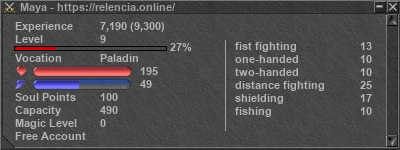 Signature for player Maya