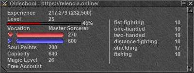 Signature for player Oldschool