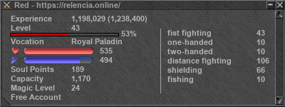 Signature for player Red