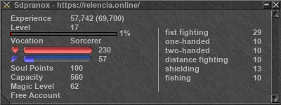 Signature for player Sdpranox