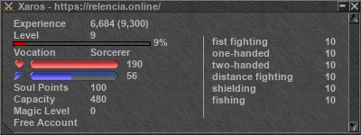 Signature for player Xaros